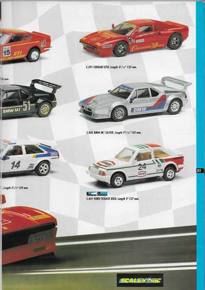 Scalextric Catalogue 1992 page 21