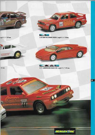 Scalextric Catalogue 1992 page 25