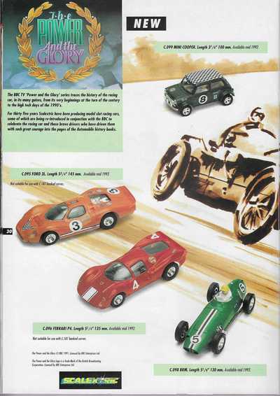 Scalextric Catalogue 1992 page 30