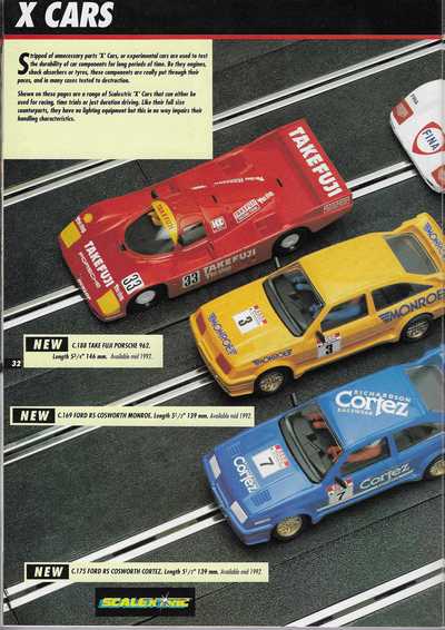 Scalextric Catalogue 1992 page 32