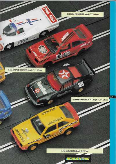 Scalextric Catalogue 1992 page 33