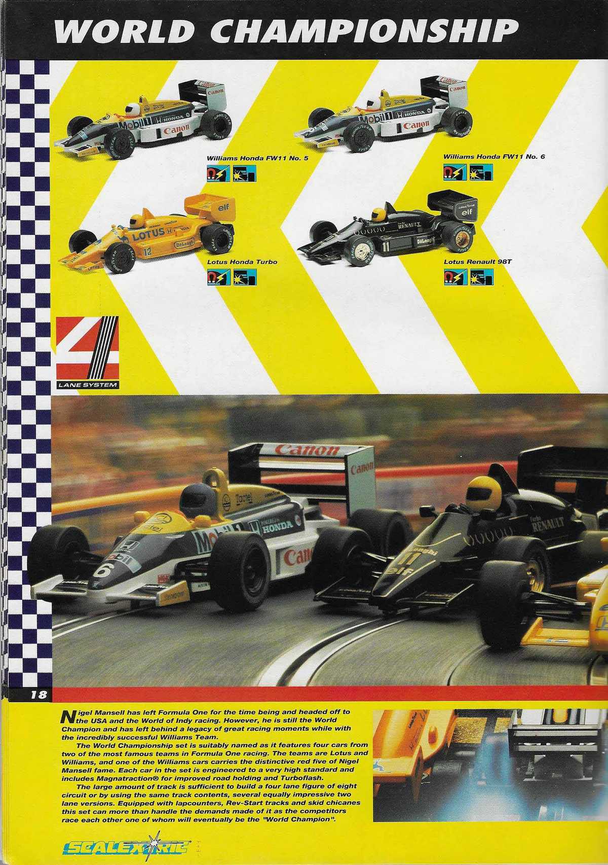 Scalextric Catalogue 1993 page 18