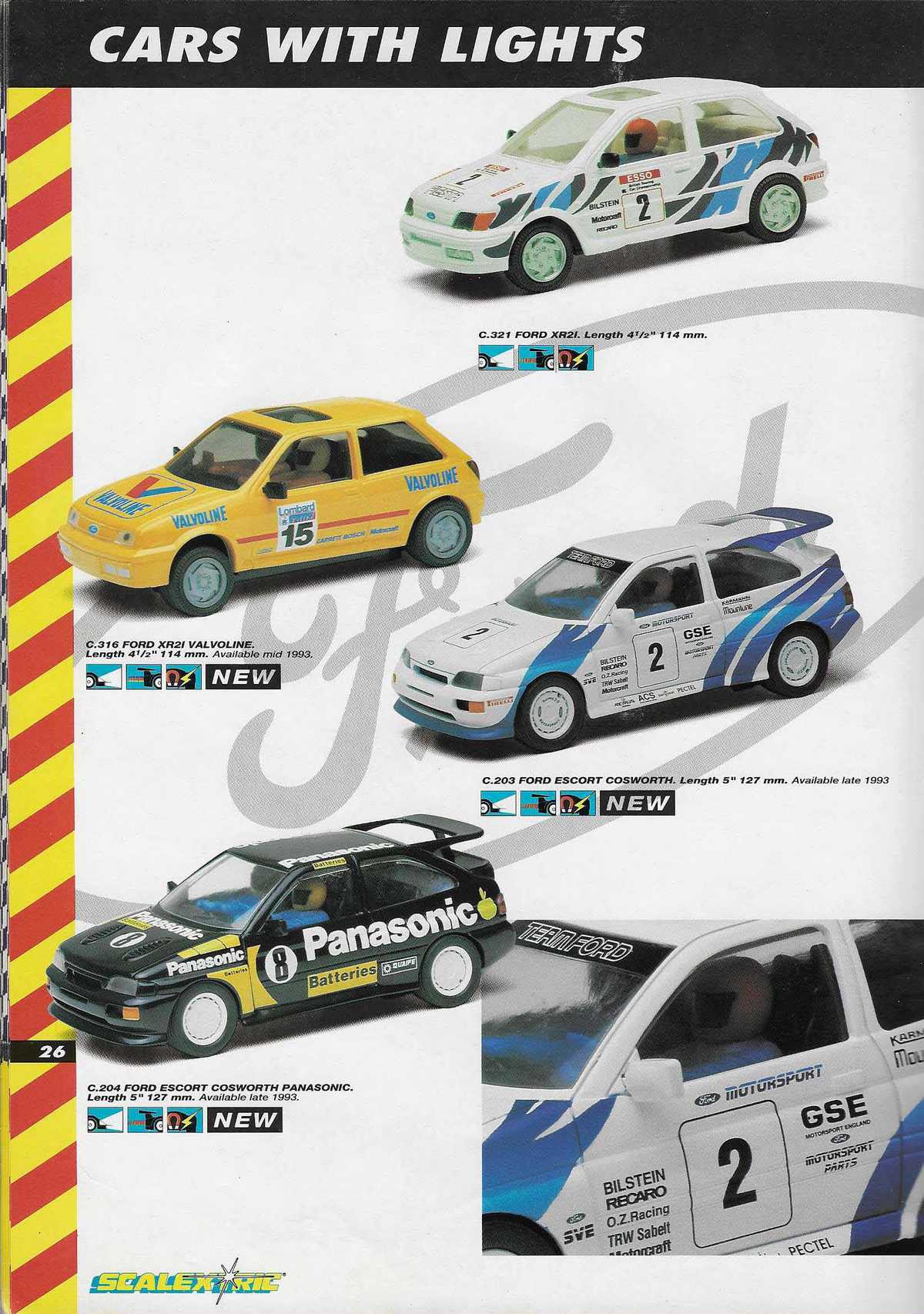 Scalextric Catalogue 1993 page 26