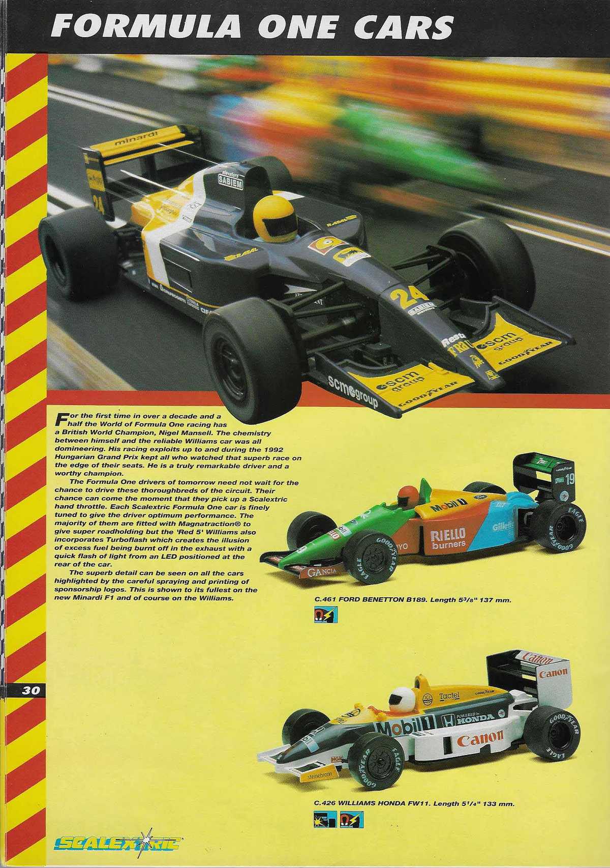 Scalextric Catalogue 1993 page 30