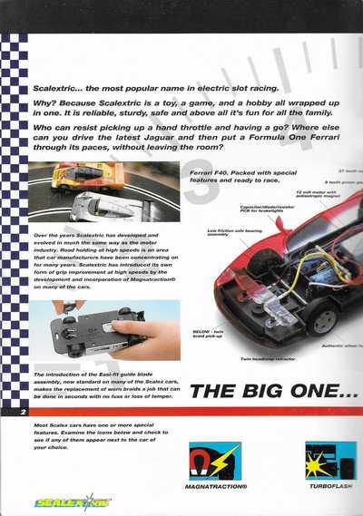 Scalextric Catalogue 1993 page 2