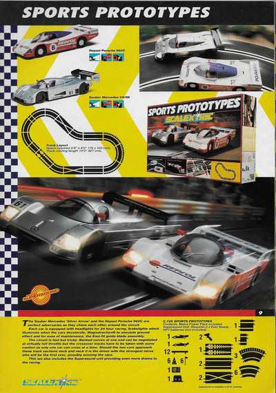 Scalextric Catalogue 1993 page 9
