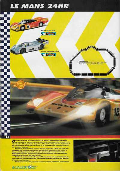 Scalextric Catalogue 1993 page 16