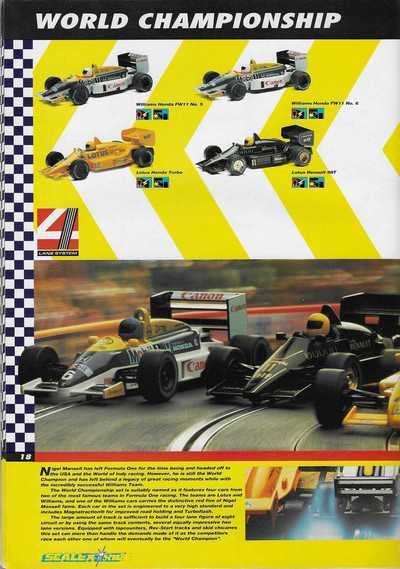 Scalextric Catalogue 1993 page 18