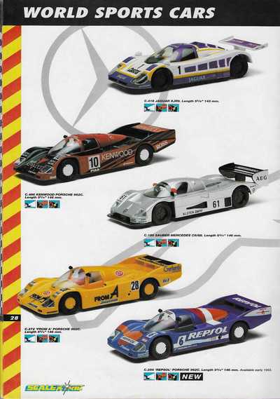 Scalextric Catalogue 1993 page 28