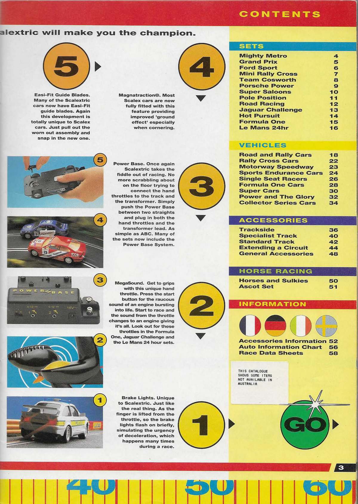 Scalextric Catalogue 1994 page 3
