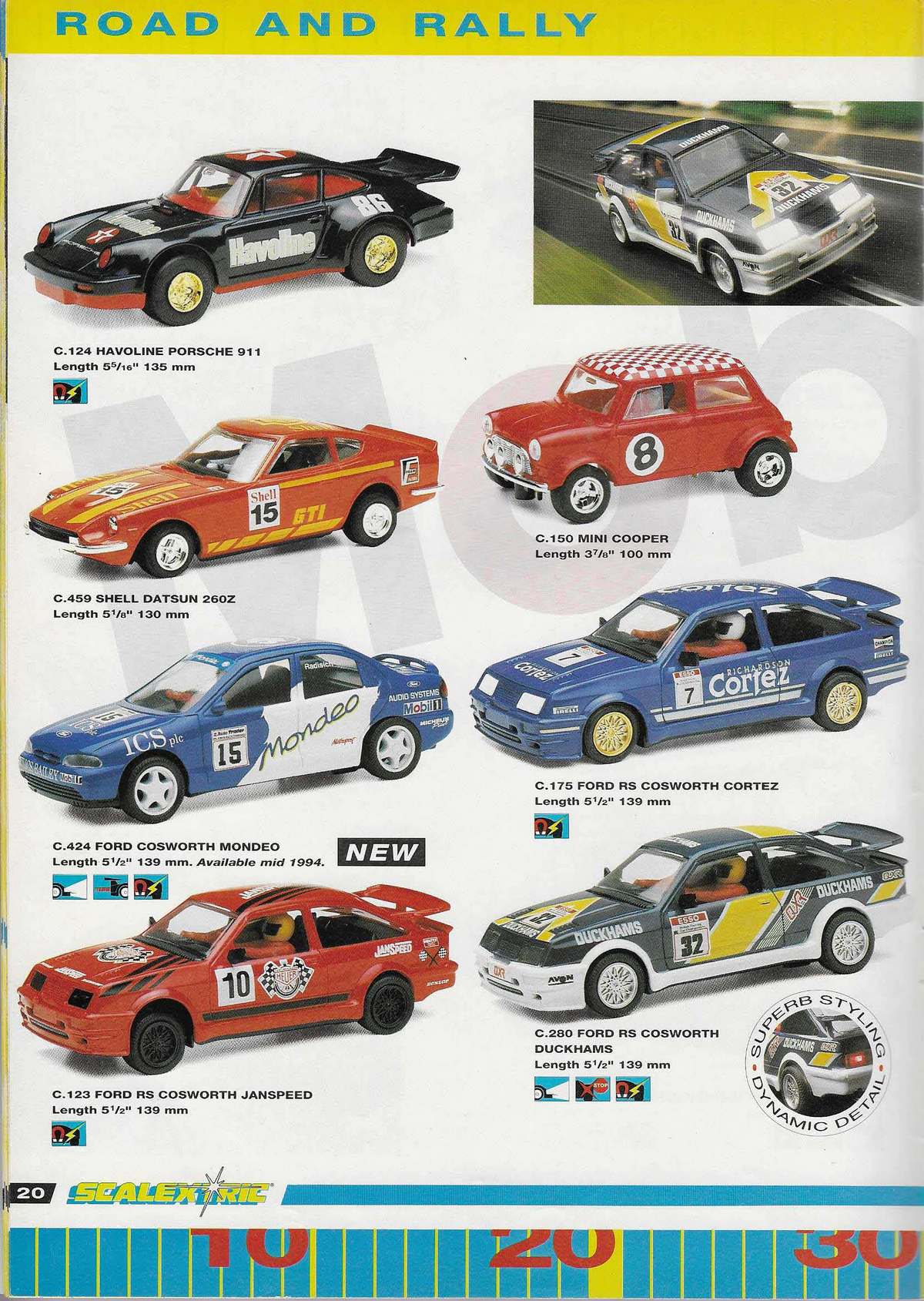 Scalextric Catalogue 1994 page 20