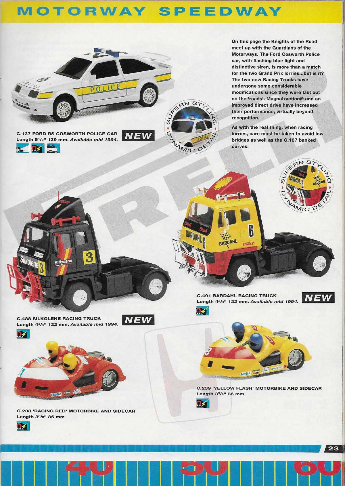 Scalextric Catalogue 1994 page 23