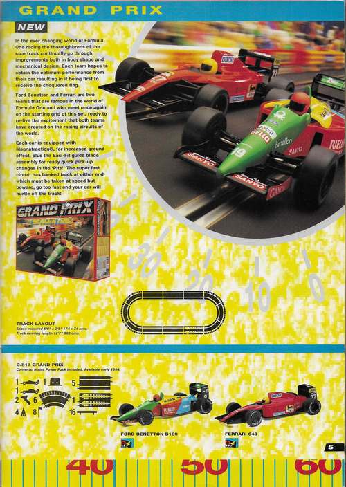 Scalextric Catalogue 1994 page 5