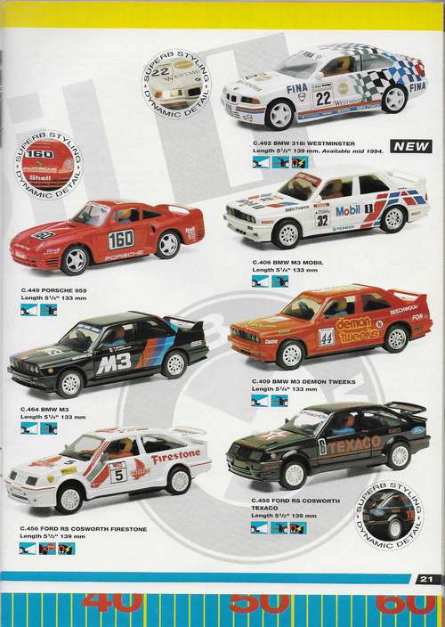Scalextric Catalogue 1994 page 21