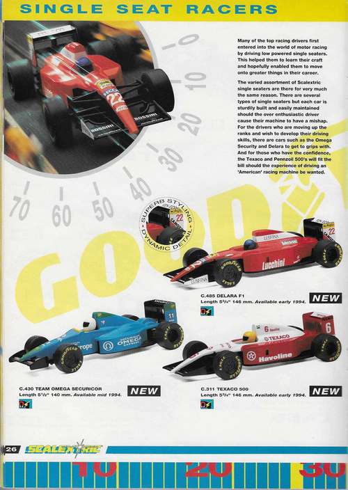 Scalextric Catalogue 1994 page 26