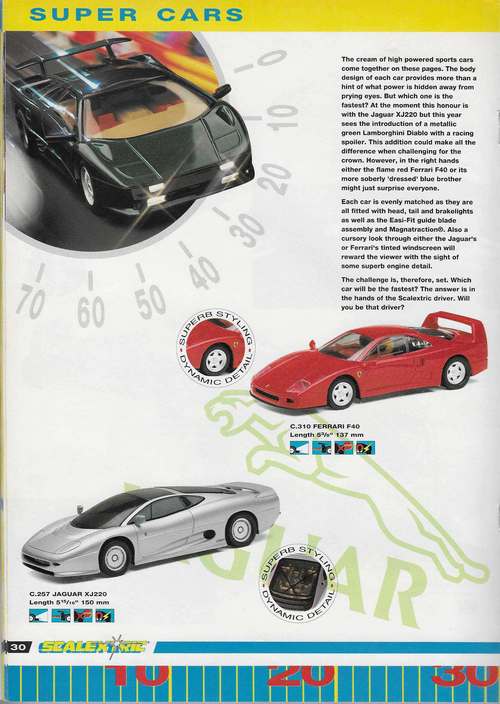 Scalextric Catalogue 1994 page 30