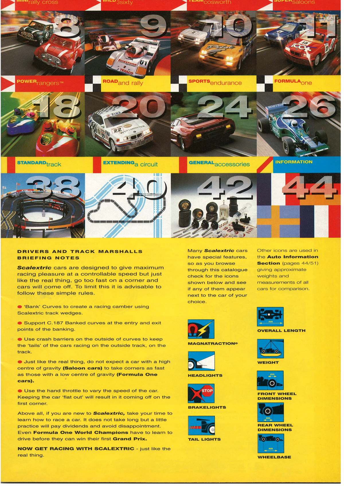 Scalextric Catalogue 1995 page 3