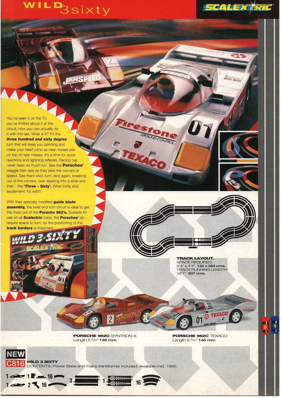 Scalextric Catalogue 1995 page 9