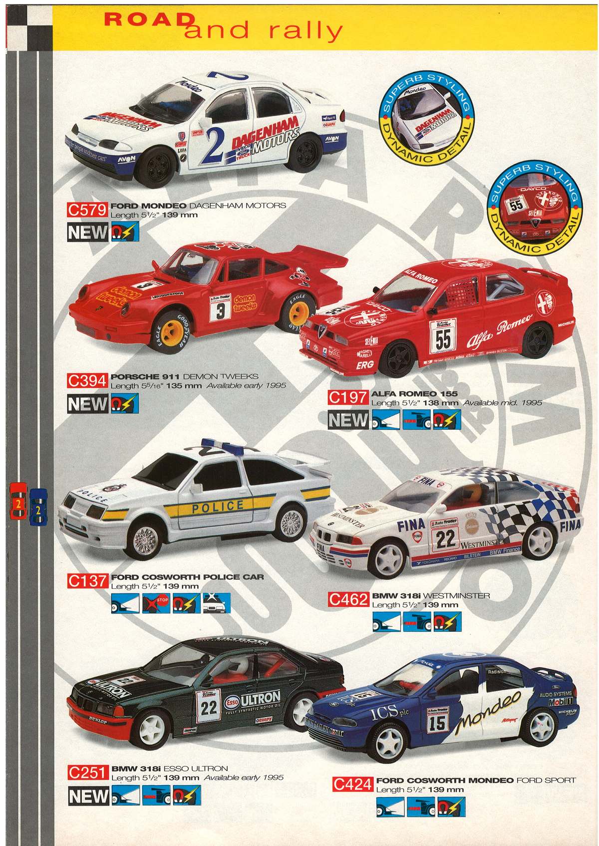 Scalextric Catalogue 1995 page 22