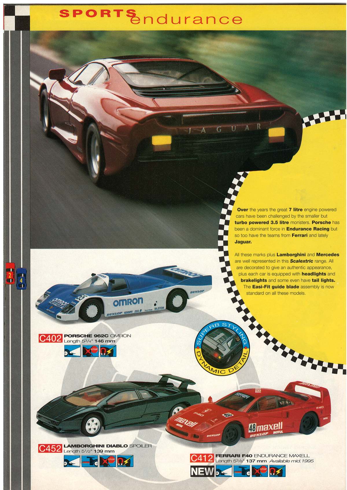 Scalextric Catalogue 1995 page 24