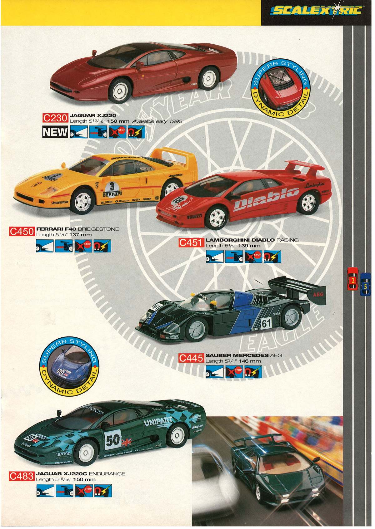 Scalextric Catalogue 1995 page 25
