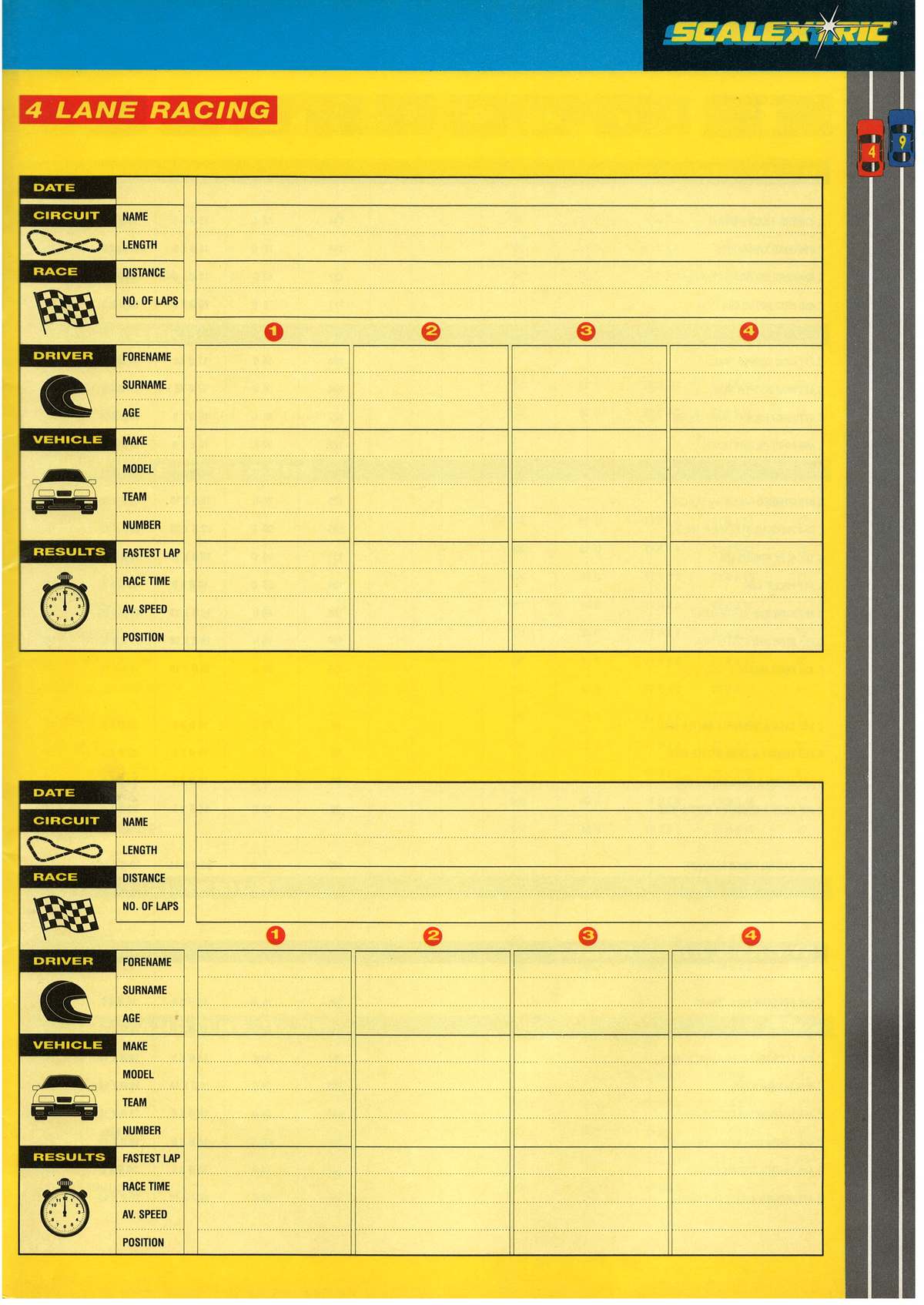 Scalextric Catalogue 1995 page 49