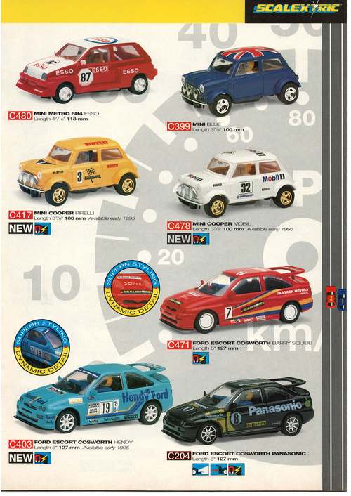 Scalextric Catalogue 1995 page 21