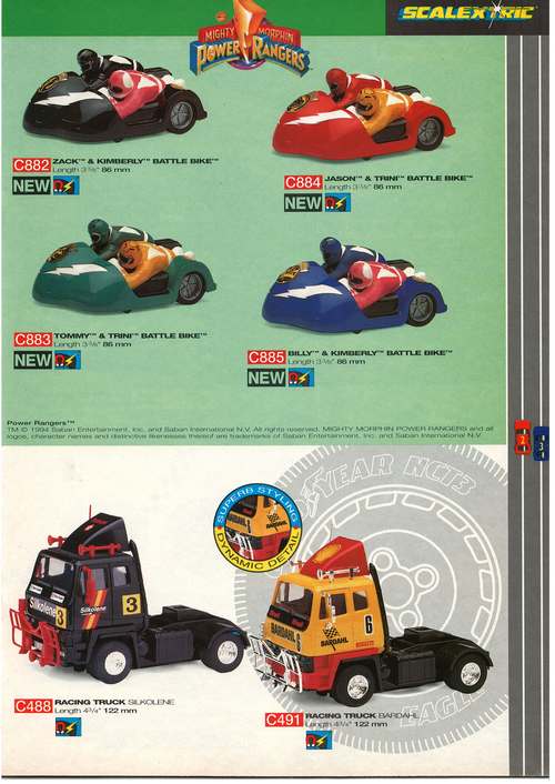 Scalextric Catalogue 1995 page 23