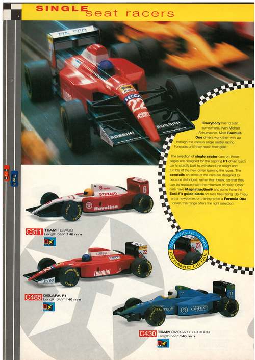 Scalextric Catalogue 1995 page 28