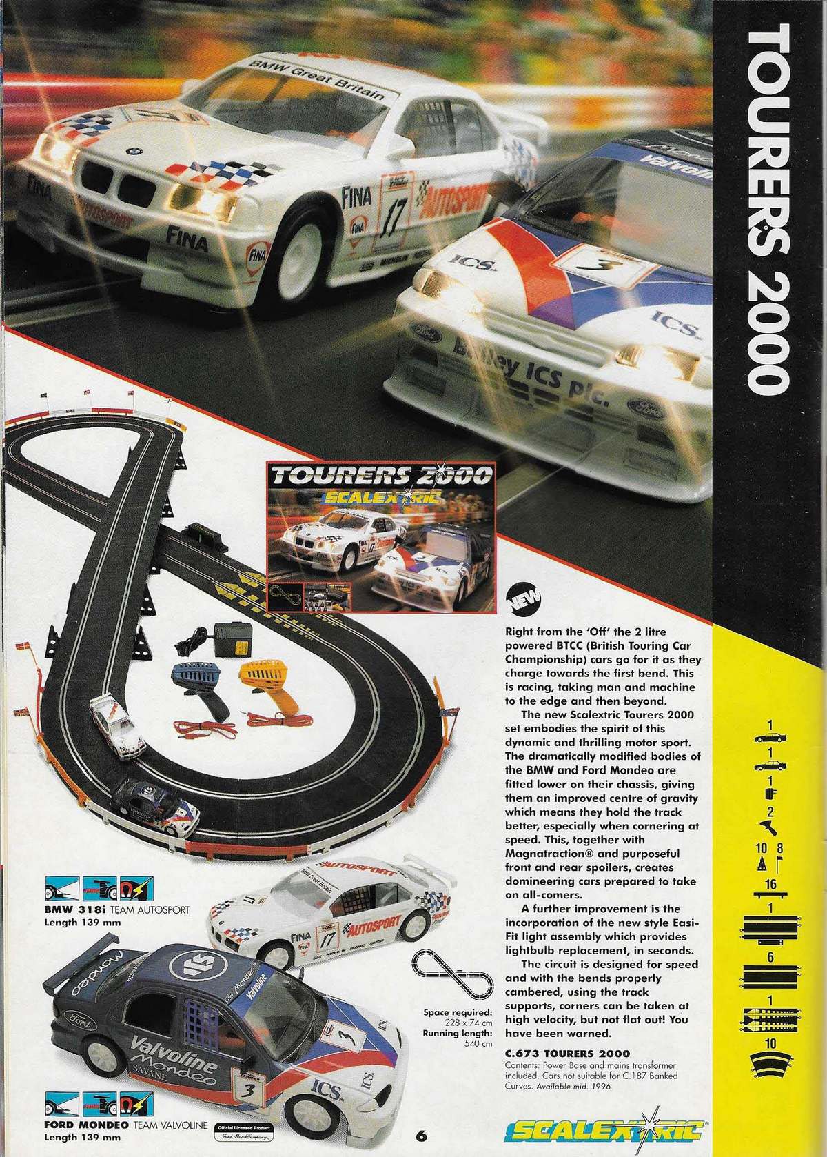 Scalextric Catalogue 1996 page 8