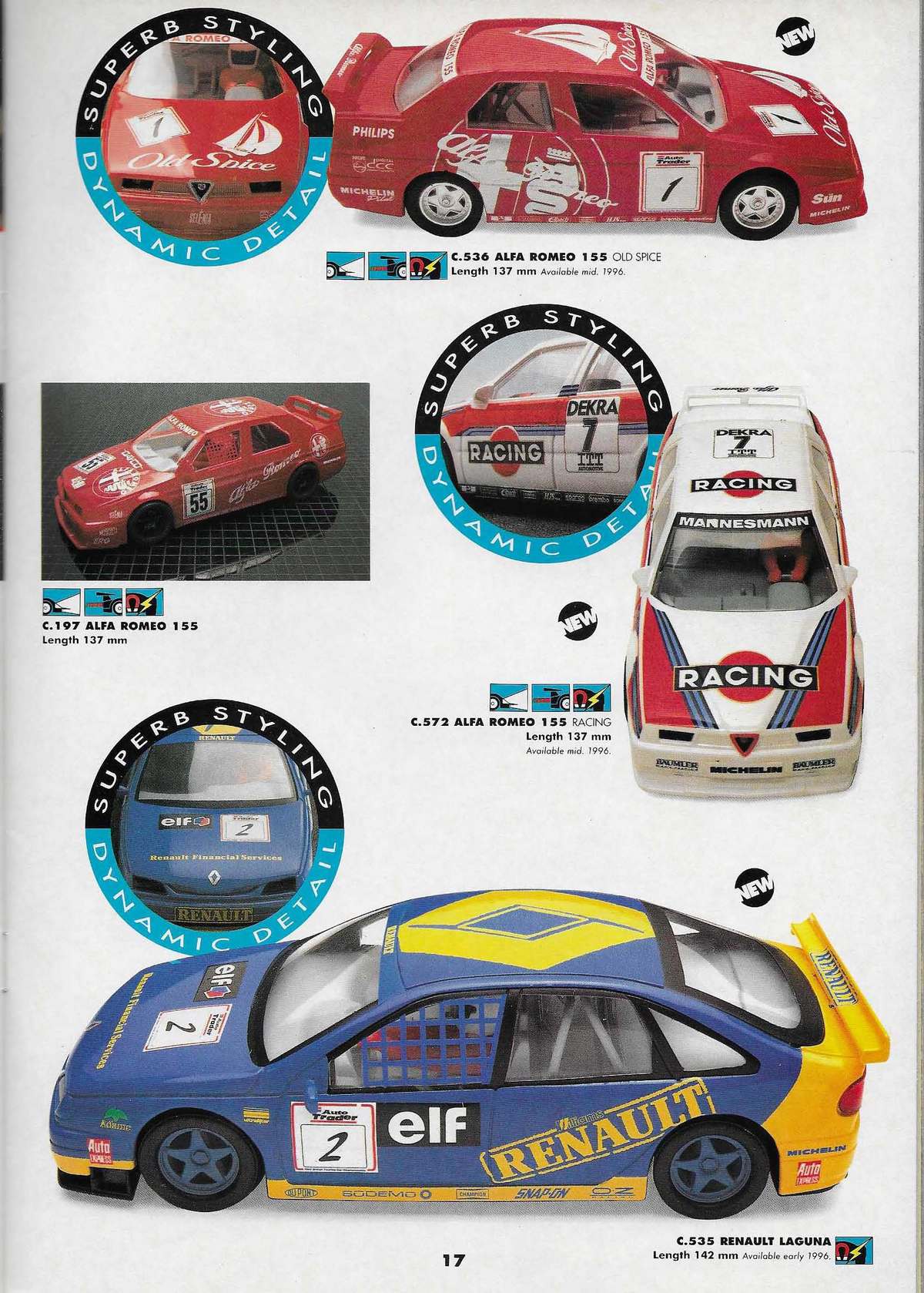 Scalextric Catalogue 1996 page 19