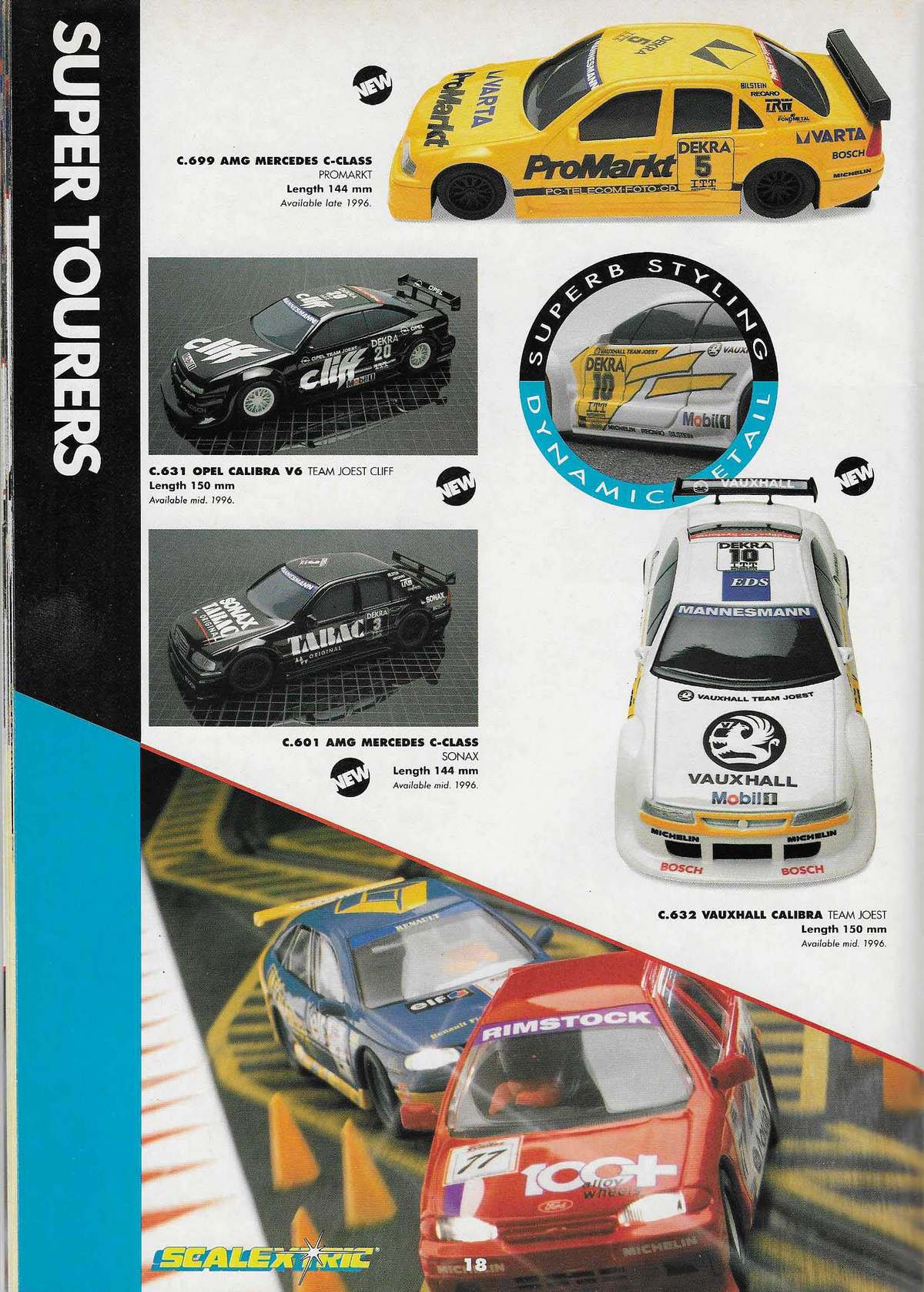 Scalextric Catalogue 1996 page 20