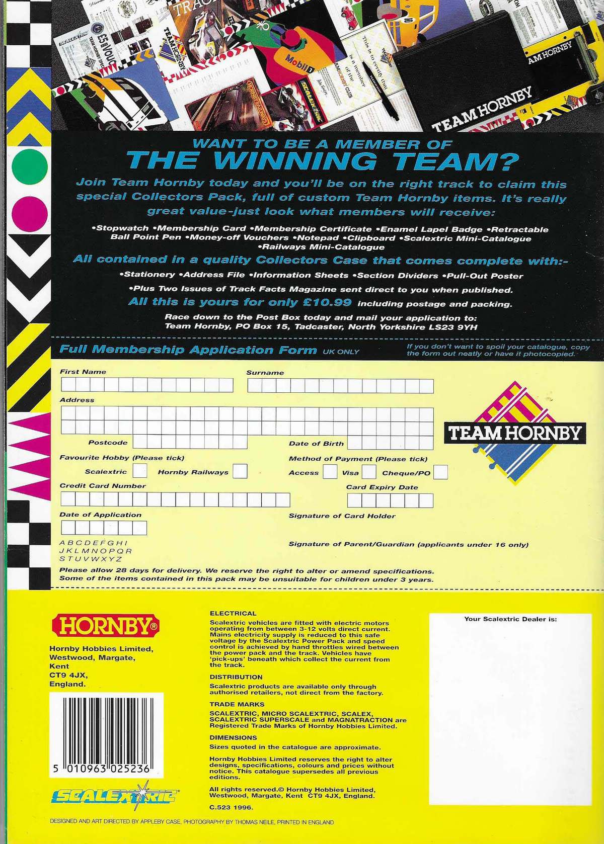 Scalextric Catalogue 1996 page 60