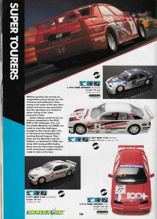 Scalextric Catalogue 1996 page 18