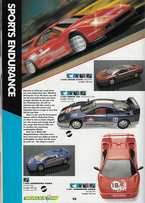 Scalextric Catalogue 1996 page 24
