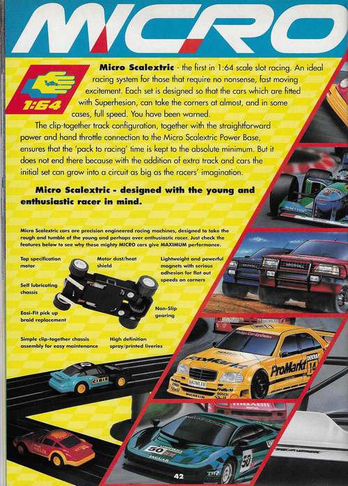 Scalextric Catalogue 1996 page 44