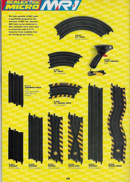 Scalextric Catalogue 1996 page 54
