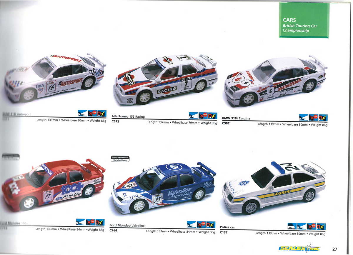 Scalextric Catalogue 1997 page 29
