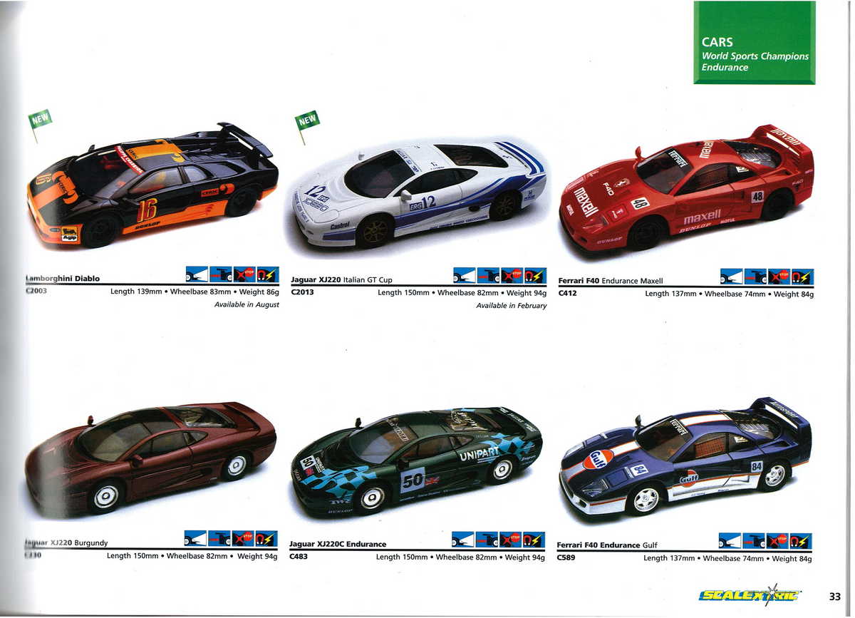 Scalextric Catalogue 1997 page 35