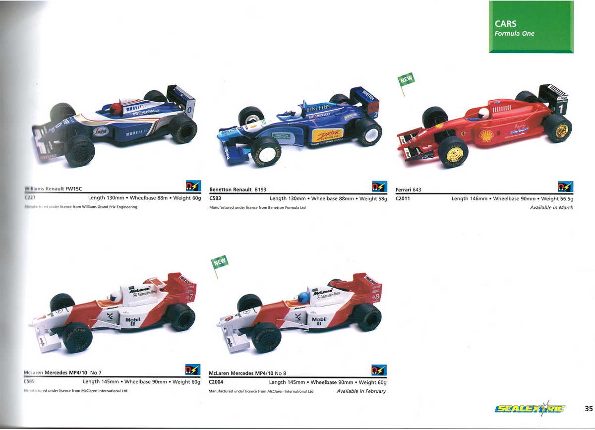 Scalextric Catalogue 1997 page 37