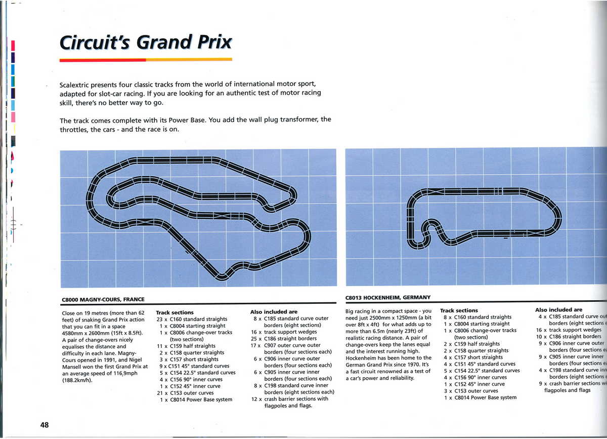 Scalextric Catalogue 1997 page 50