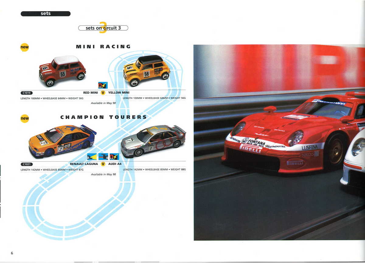 Scalextric Catalogue 1998 page 8