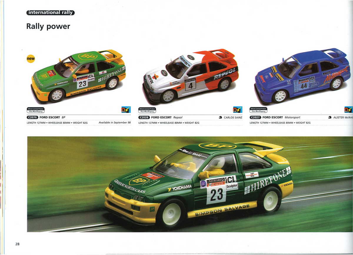 Scalextric Catalogue 1998 page 30