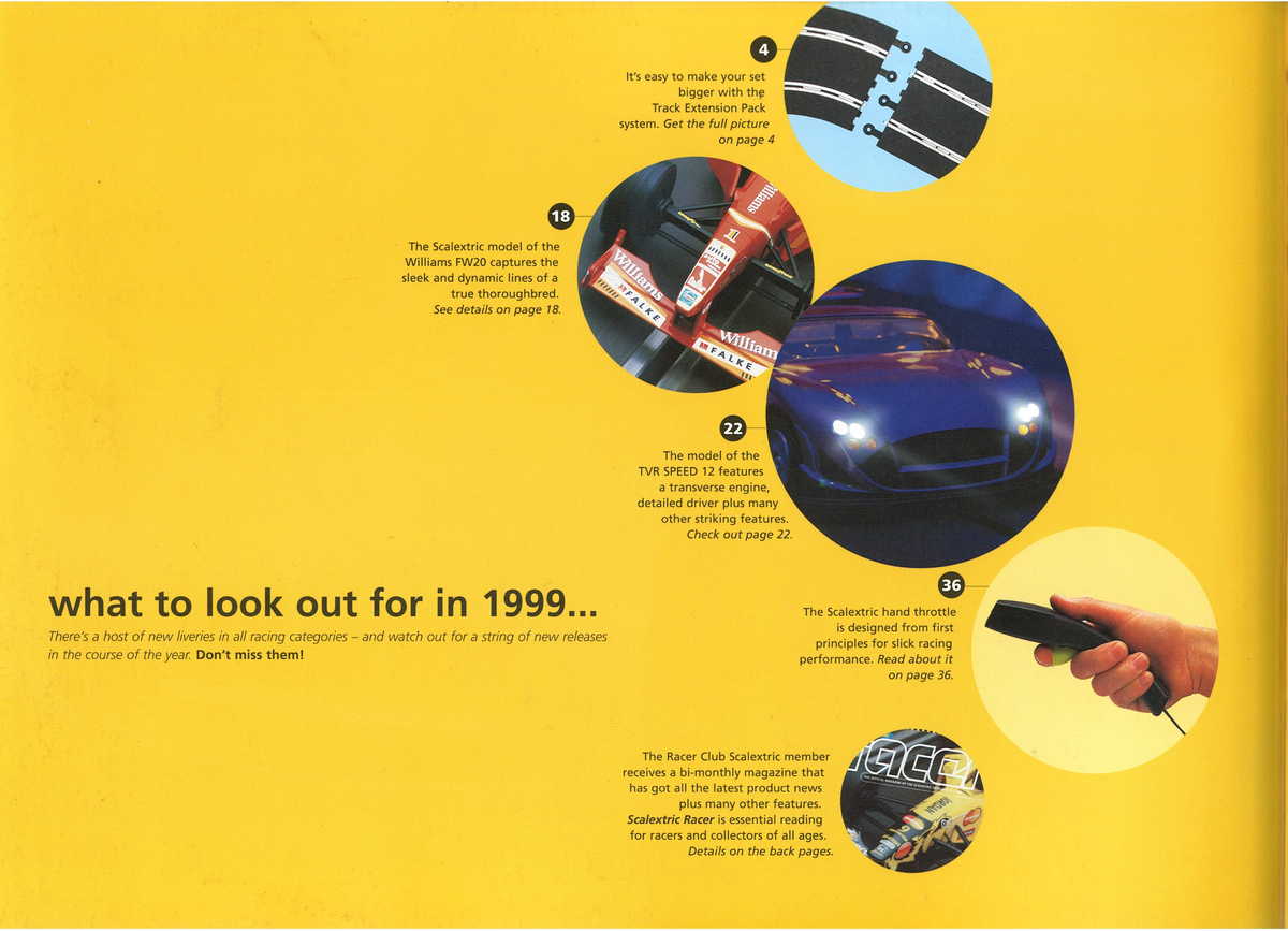 Scalextric Catalogue 1999 page 2