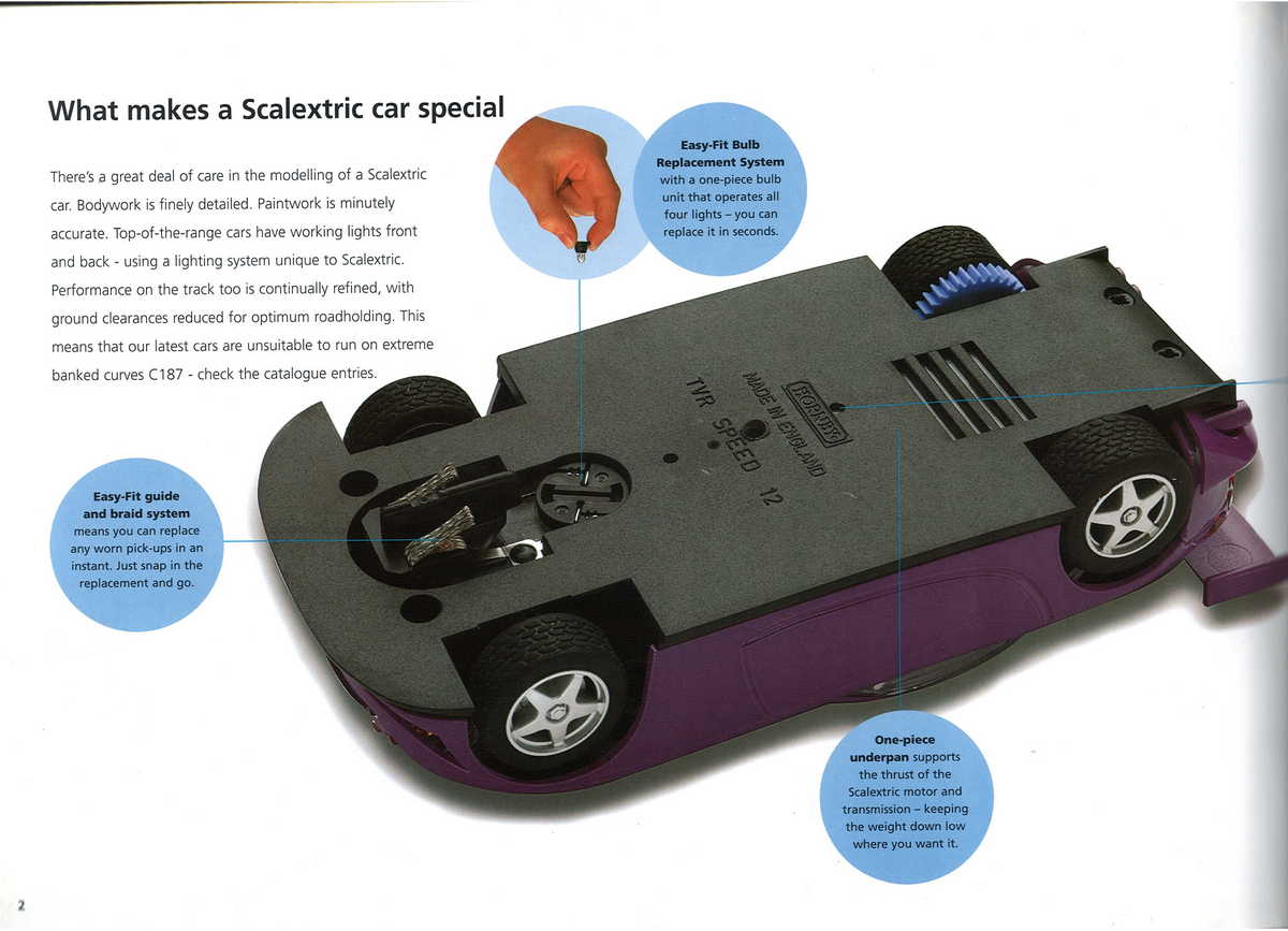 Scalextric Catalogue 1999 page 4