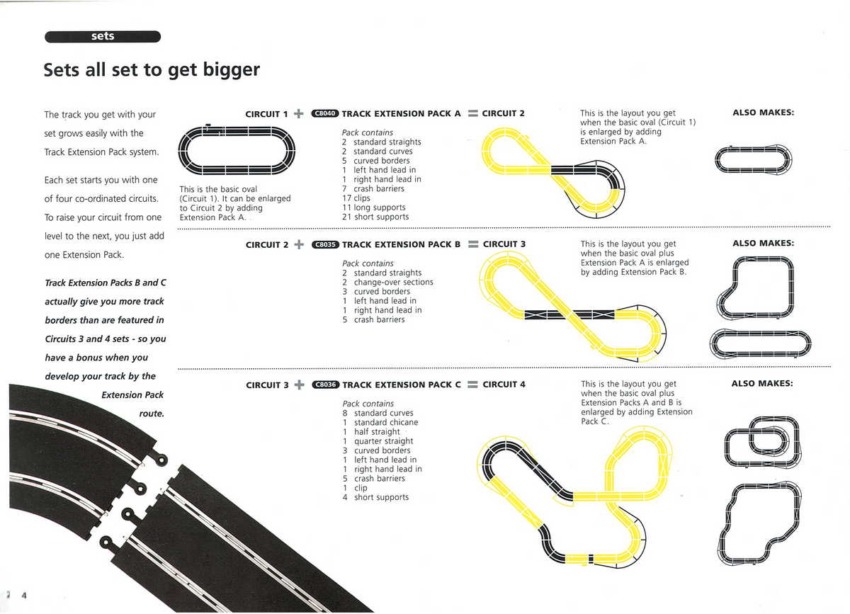 Scalextric Catalogue 1999 page 6