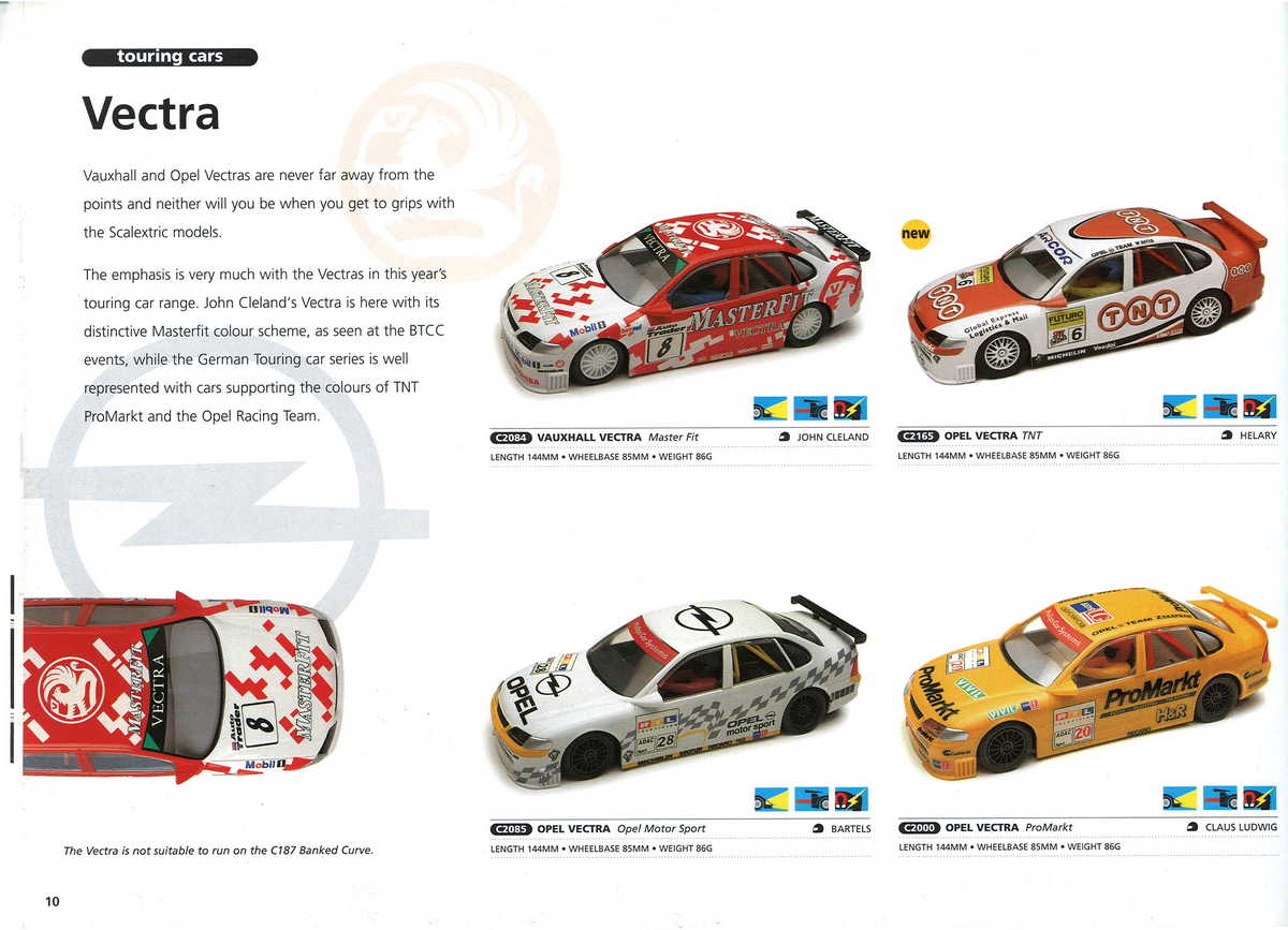 Scalextric Catalogue 1999 page 12