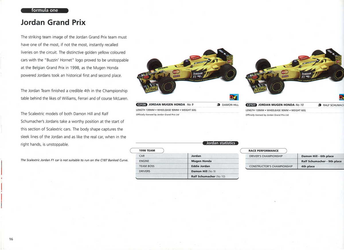 Scalextric Catalogue 1999 page 18