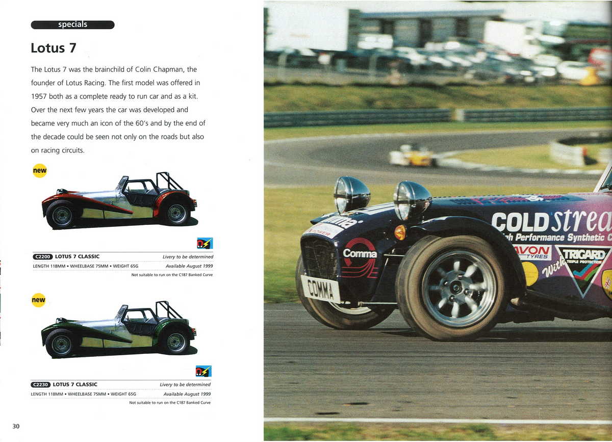 Scalextric Catalogue 1999 page 32