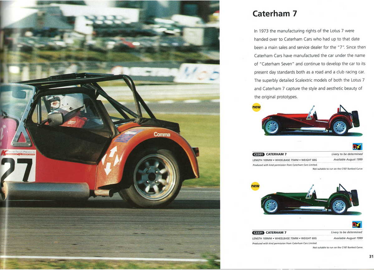 Scalextric Catalogue 1999 page 33